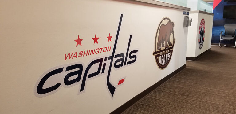 Washington Capitals wall wrap